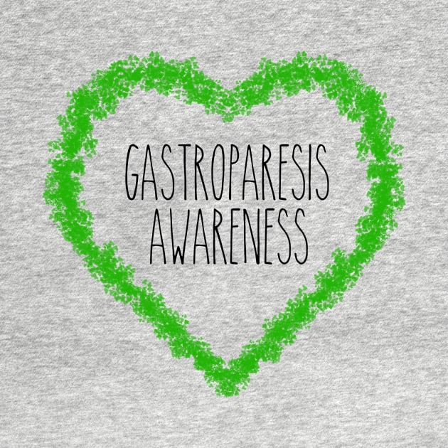 Gastroparesis Awareness Heart Support by MerchAndrey